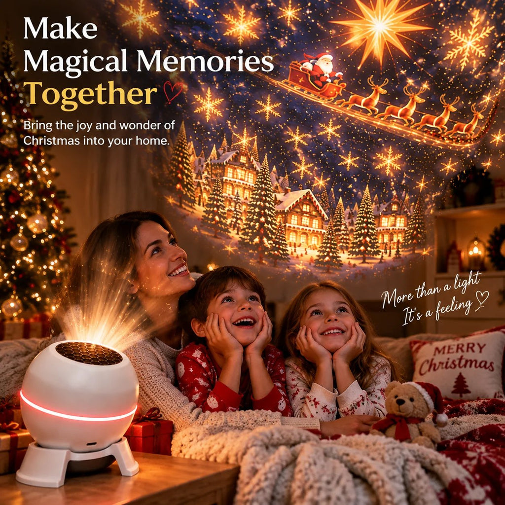 Turn Any Room Into a Christmas Wonderland – Holiday Projection Night Light